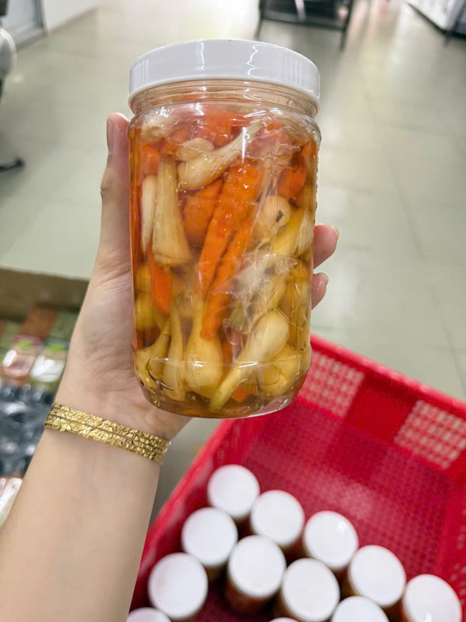 KIỆU NGÂM MẮM - HỦ 500GR SIÊU NGON