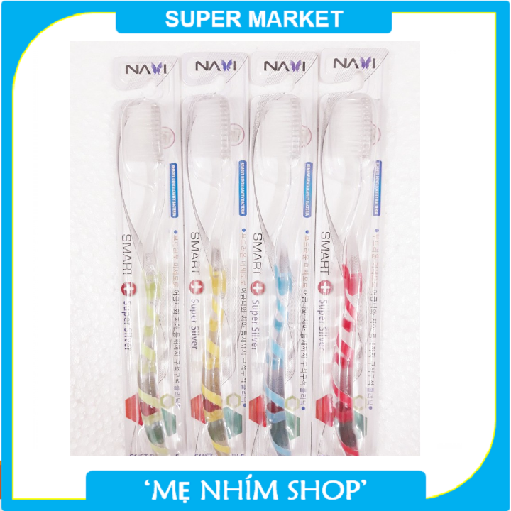 Bàn chải đánh răng cao cấp Smart Silver vệ sinh làm sạch rẳng miệng