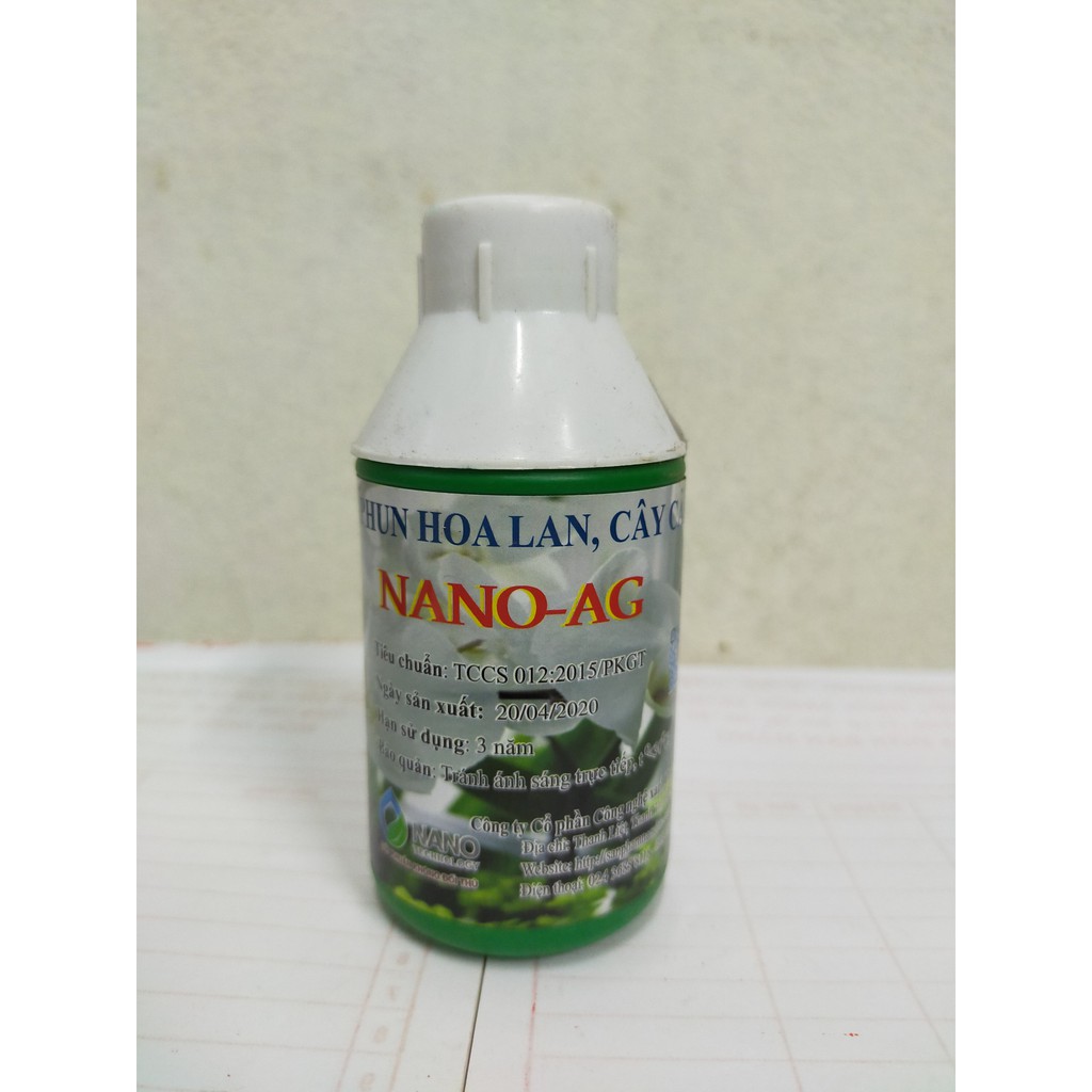 Nano-AG diệt nấm ,vi khuẩn, phòng trị thối nhũn cho phong lan , hoa , cây cảnh