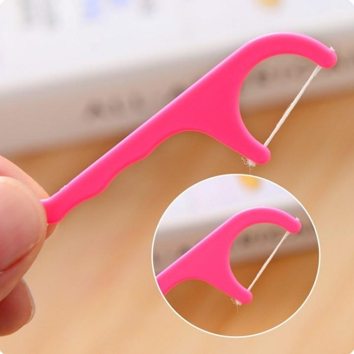 Túi 25 chỉ nha khoa siêu mỏng - Chỉ nha khoa vệ sinh răng miệng - Chỉ nha khoa xỉa răng an toàn - H5vrg001