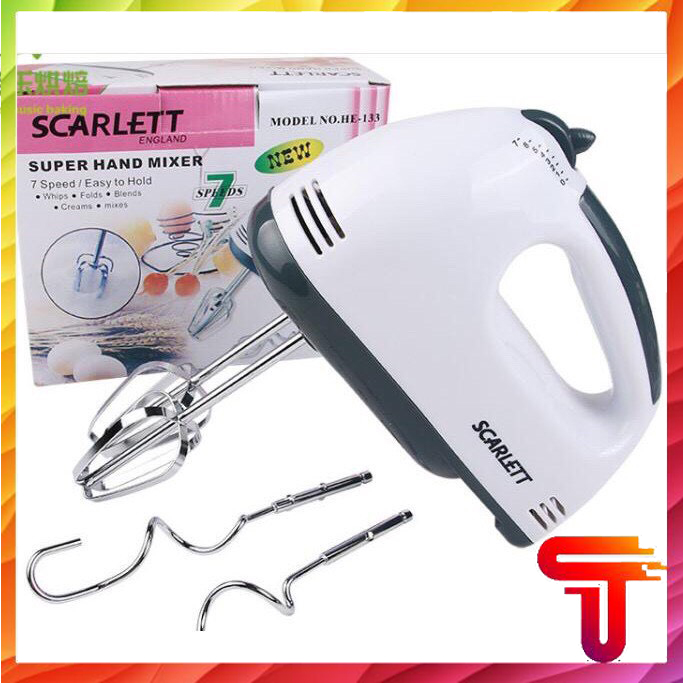 Máy đánh trứng cầm tay 7 cấp độ 180w scarlett hàng chuẩn