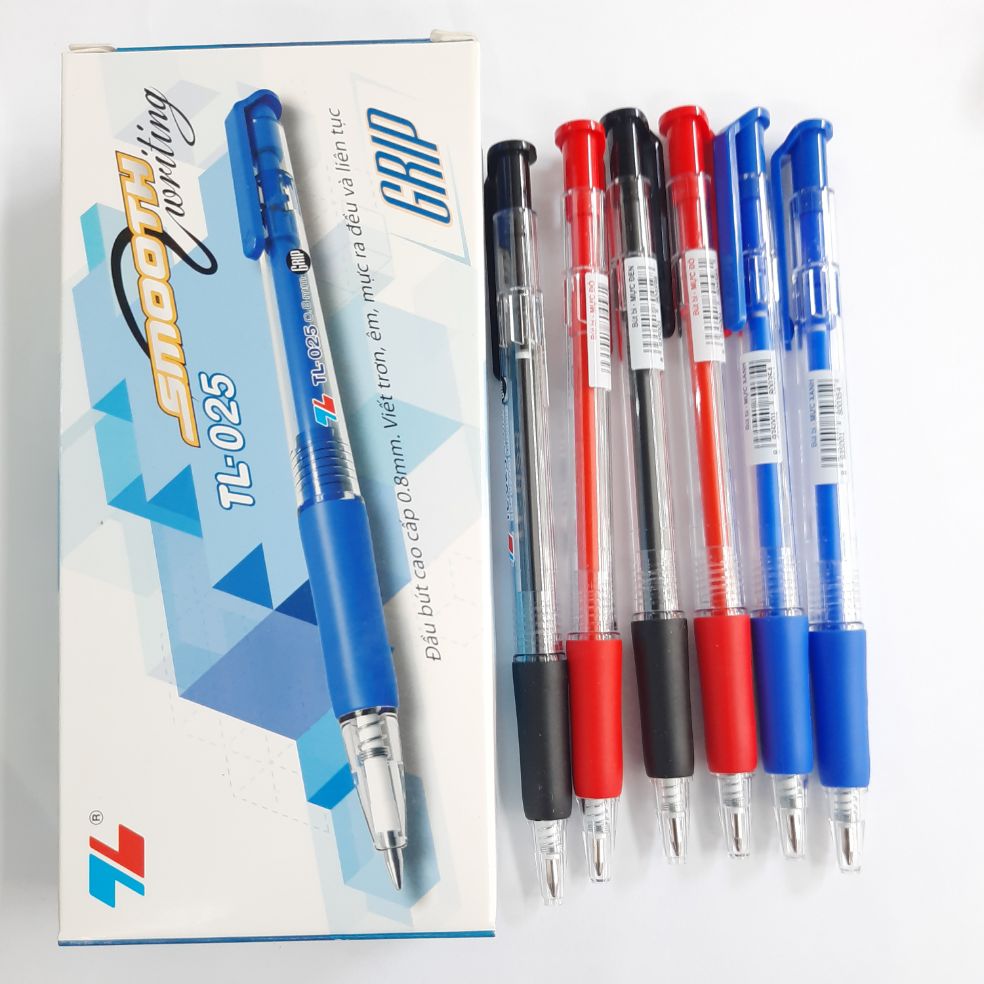 Hộp 20 cái bút bi Thiên Long 025-0.8mm,hàng chính hãng