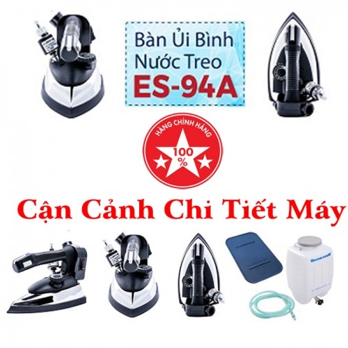 [HCM]Bàn ủi công nghiệp - Bàn ủi bình nước treo ES-94A Silver Star - Hàng Chính Hãng