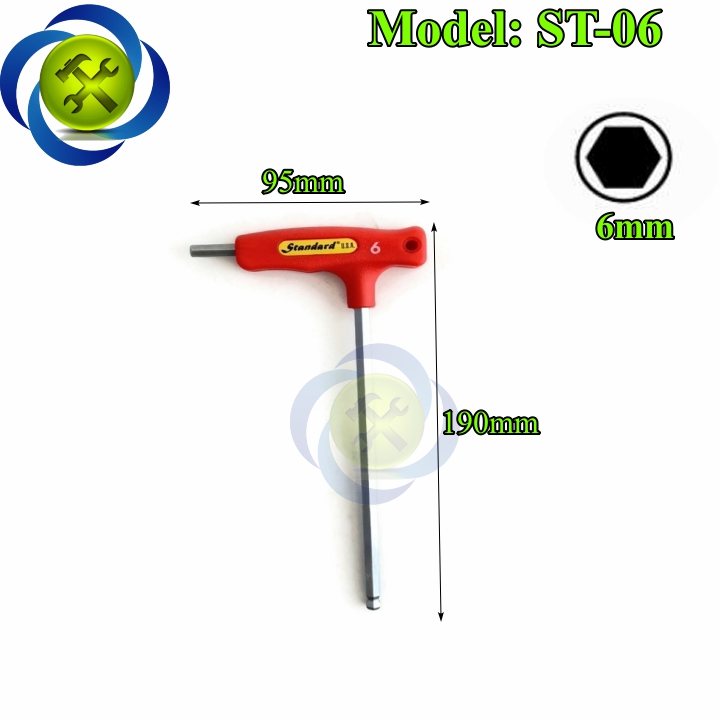 Lục giác bi chữ t 6mm standard st-06