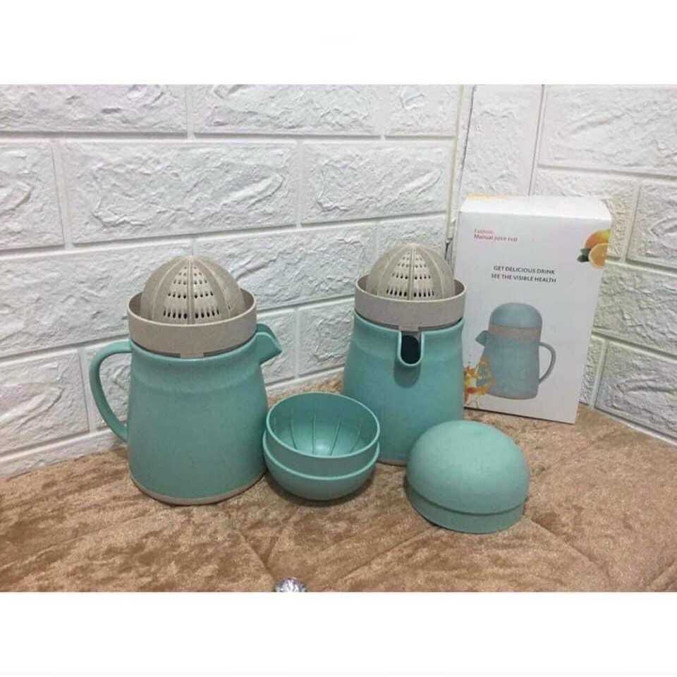 Bình vắt nước cam làm từ lúa mạch có vòi tiện dụng giá hạt rẻ