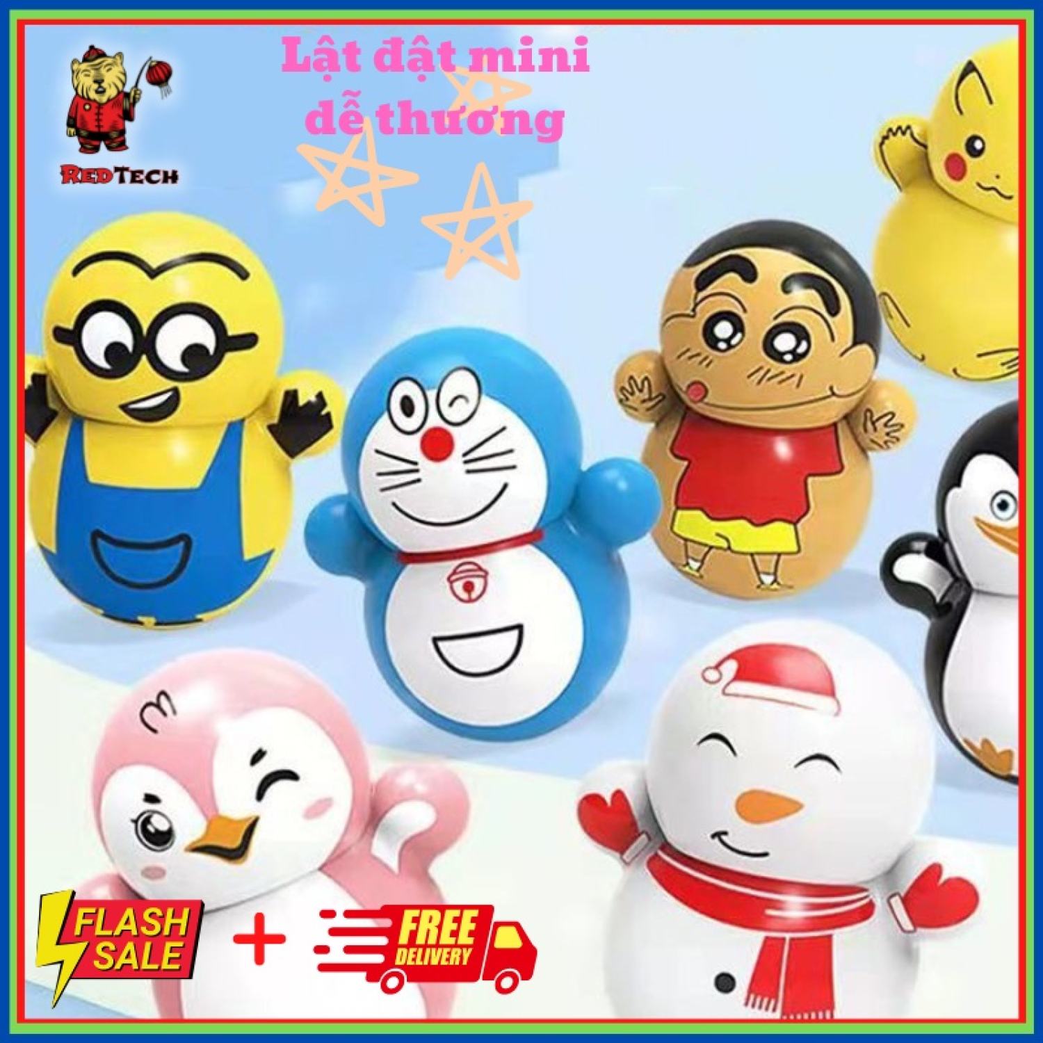 Đồ chơi lật đật mini nhiều mẫu siêu hot