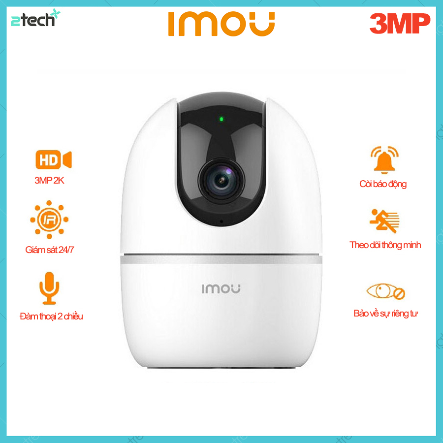 Camera IP WIfi IMOU IPC-A32EP 3MP 2K, Đàm Thoại 2 Chiều, Theo Dõi Thông Minh