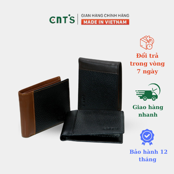 Ví nam cao cấp da bò cnt vn013 sang trọng