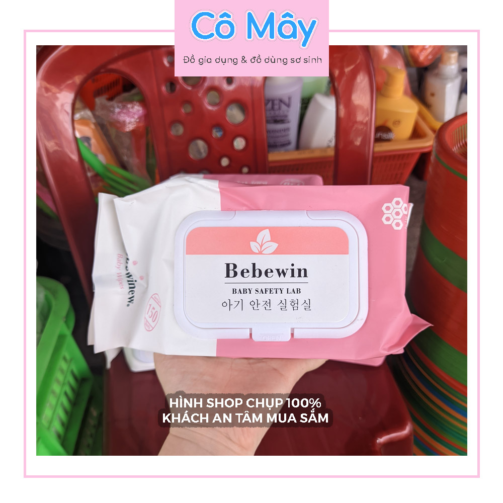 Khăn giấy ướt Bebewin không mùi 150 tờ