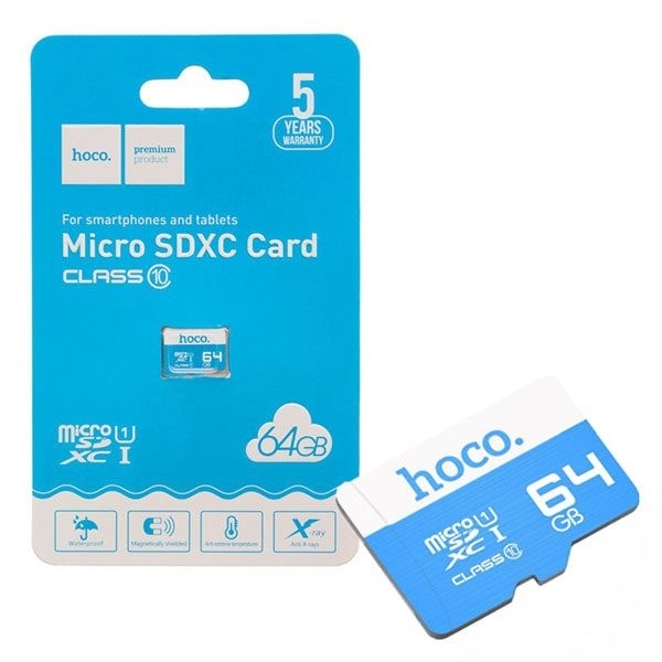 Thẻ nhớ 32g 4g 8g 16g 64g 128g micro sd hoco class 10 chính hãngcho điện thoại camera lao đài ... bảo hành 12 tháng