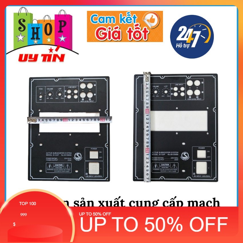 Mặt sắt cho loa súp điện size 22 x 28 cm có ổ ac , công tắc