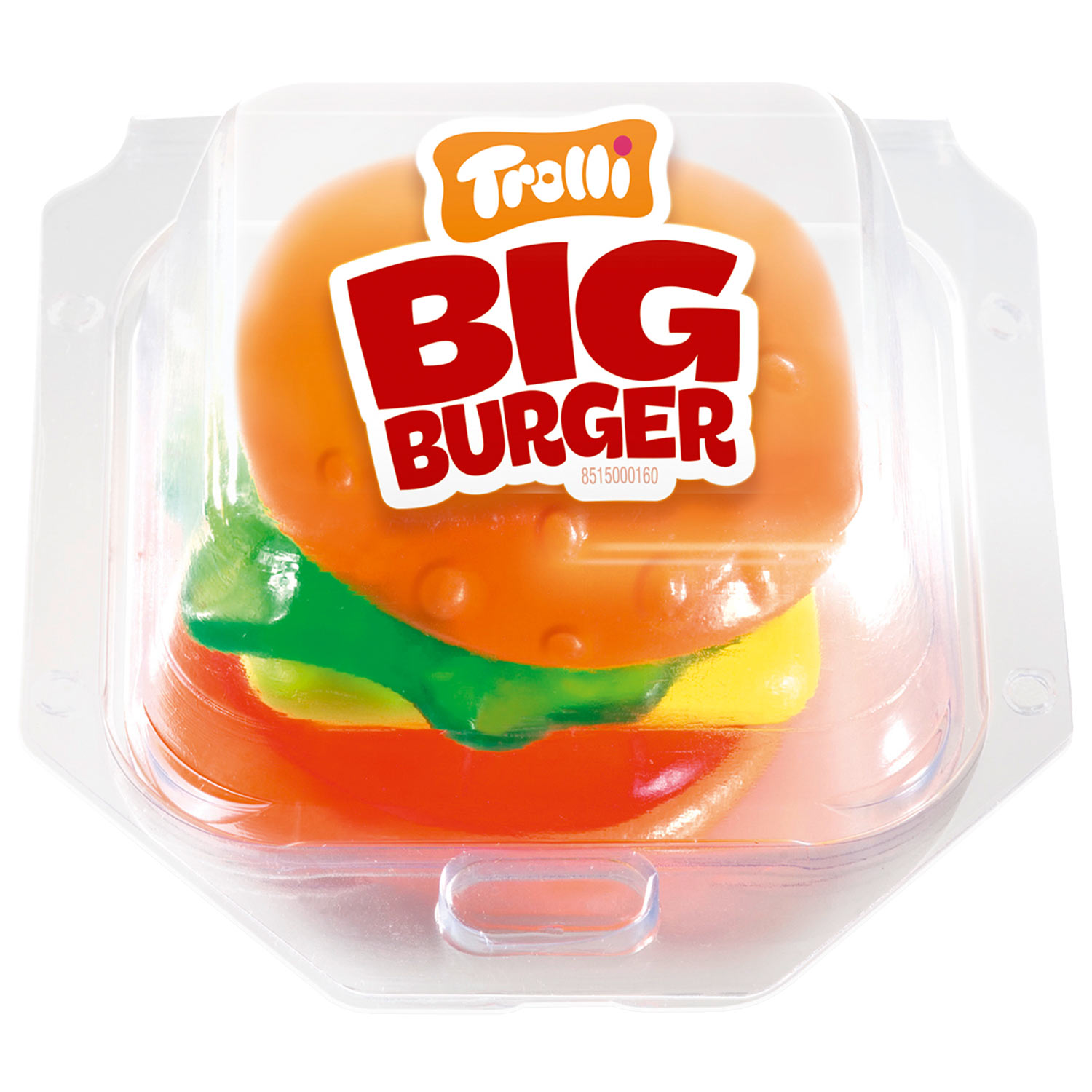 Kẹo dẻo hình bánh kẹp trolli party big burger lớn 50gr - đức