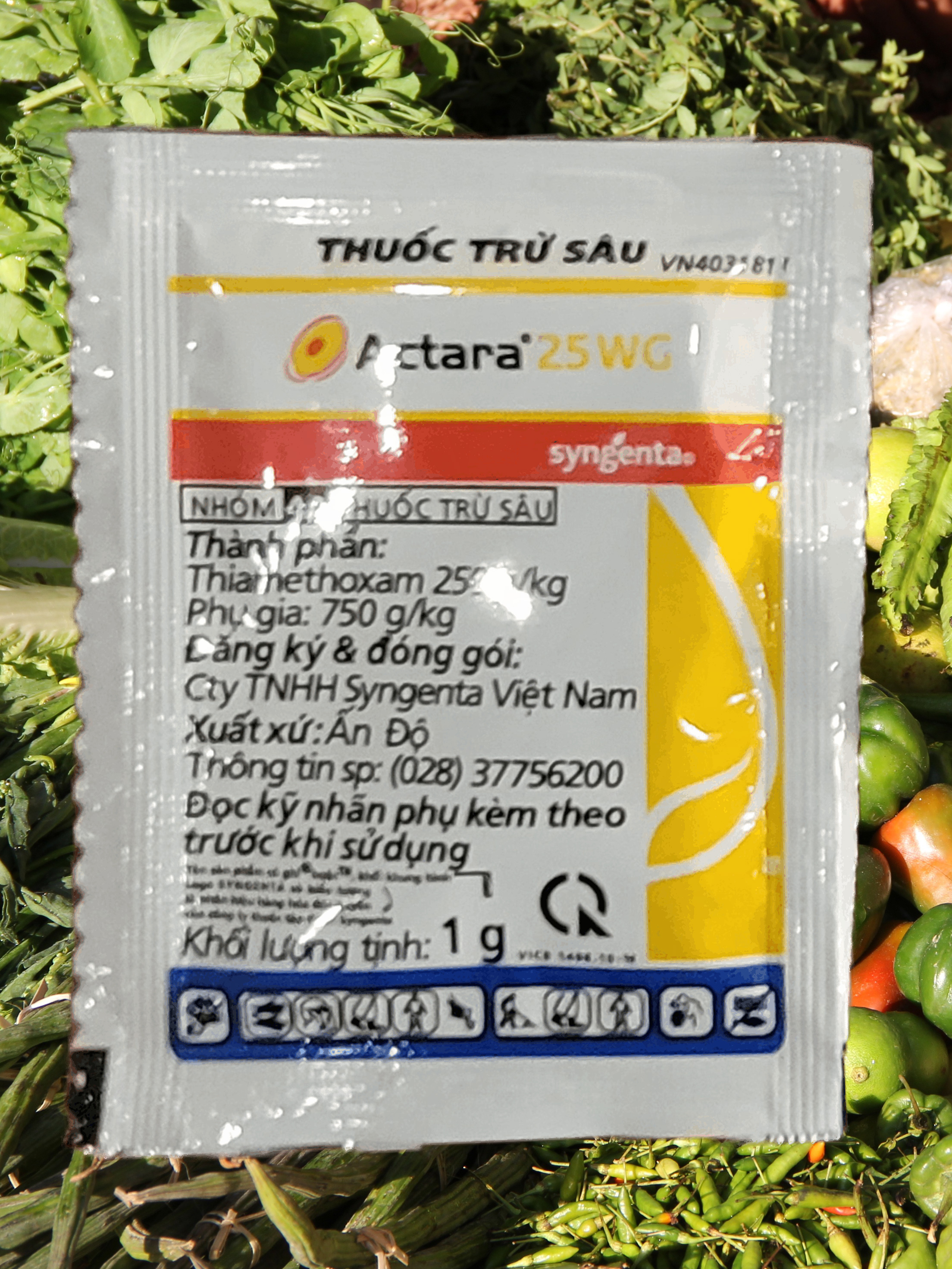 Thuốc trừ sâu Actara 25WG - Thuốc trừ bọ trĩ, bọ rầy, rệp sáp cho hoa hồng, cây cảnh