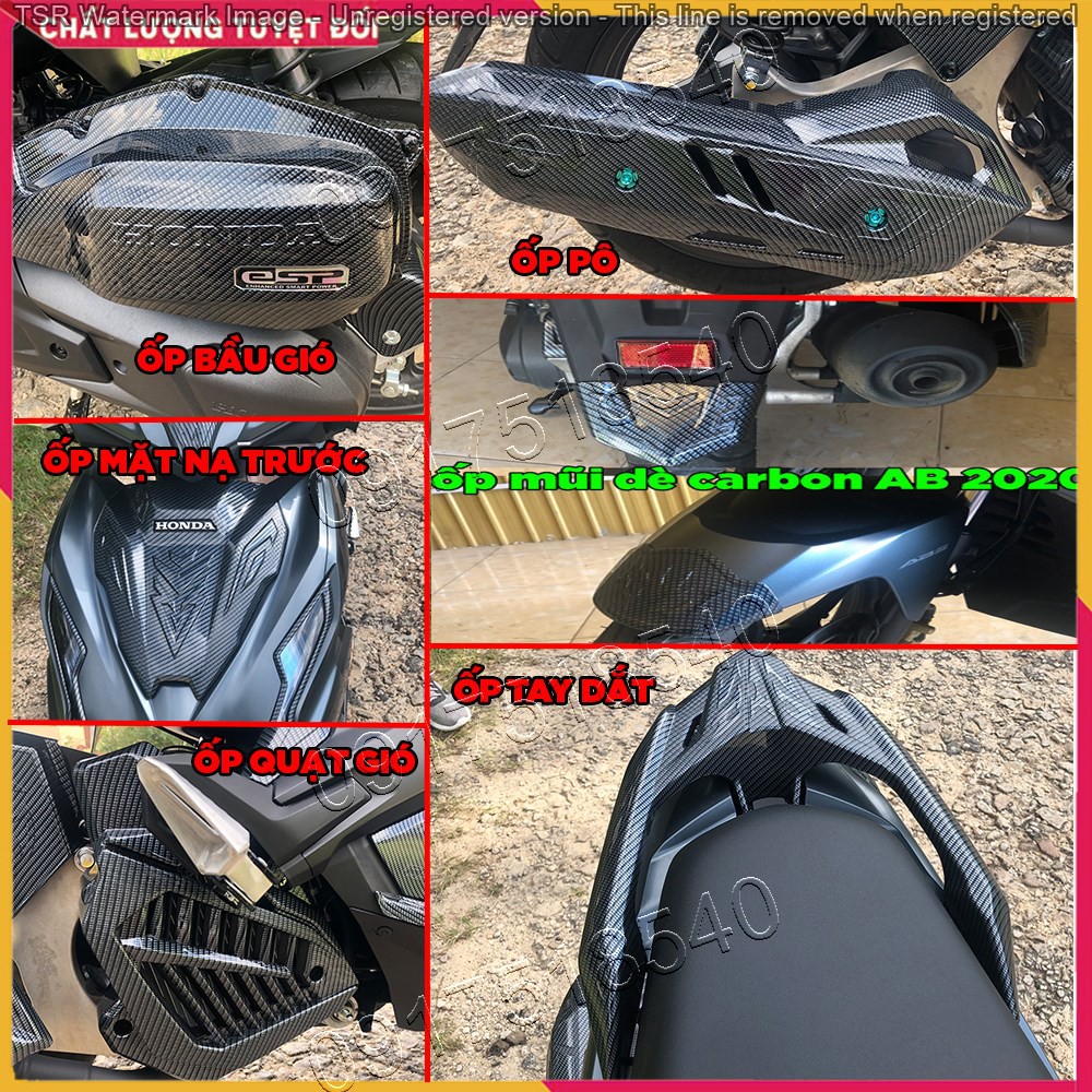 Combo bộ cacbon ab 2020 - 2021 - 21 - airblade 2020 - 21
