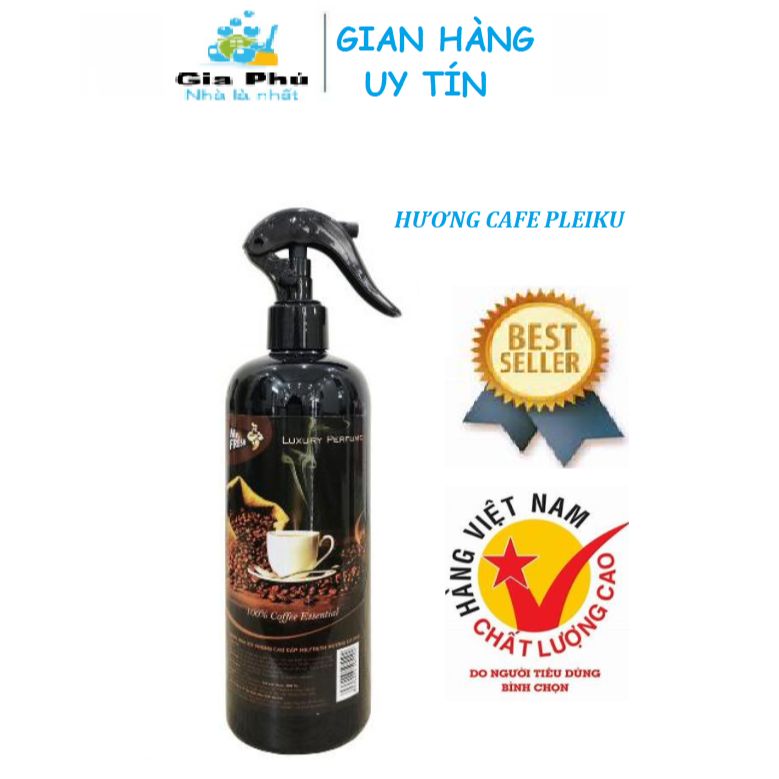 (THƠM PHÒNG) Xịt phòng, nhà tắm MRFRESH 500ML phong cách sang trọng, đẳng cấp thượng lựu HƯƠNG CAFE TÂY NGUYÊN GIA PHÚ