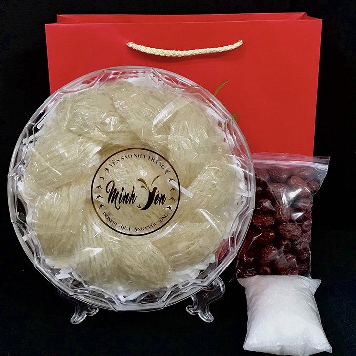 Yến Sào Rút Lông Nguyên Tổ Làm Quà Biếu - Nha Trang - 100g (10 tổ)