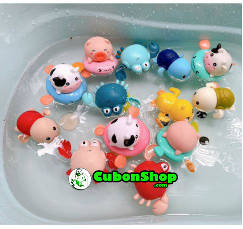 Đồ Chơi Nhà Tắm Rùa Bơi\Cua\Bò Sữa... Cho Bé