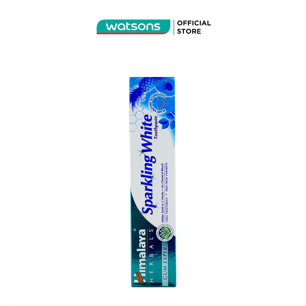 Kem Đánh Răng Himalaya Herbals Trắng Sáng Lấp Lánh 100g