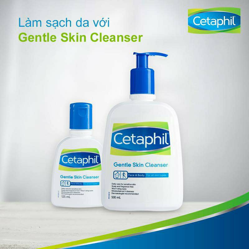 Sữa rửa mặt Cetaphil cho da mụn da nhạy cảm