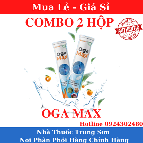[HCM][ Combo 2 Hộp] OGA MAX - Hỗ Trợ Viêm Xoang Mũi Dị Ứng Bằng Công Nghệ Mới (Lọ 20 Viên) - TS001