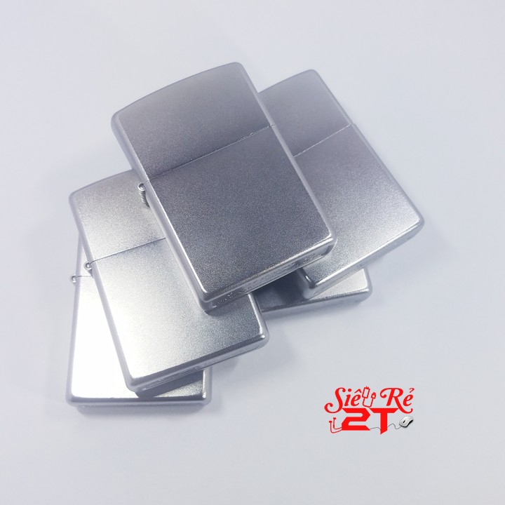 Vỏ zippo satin chrome chính hãng - vỏ zippo mỹ chính hãng