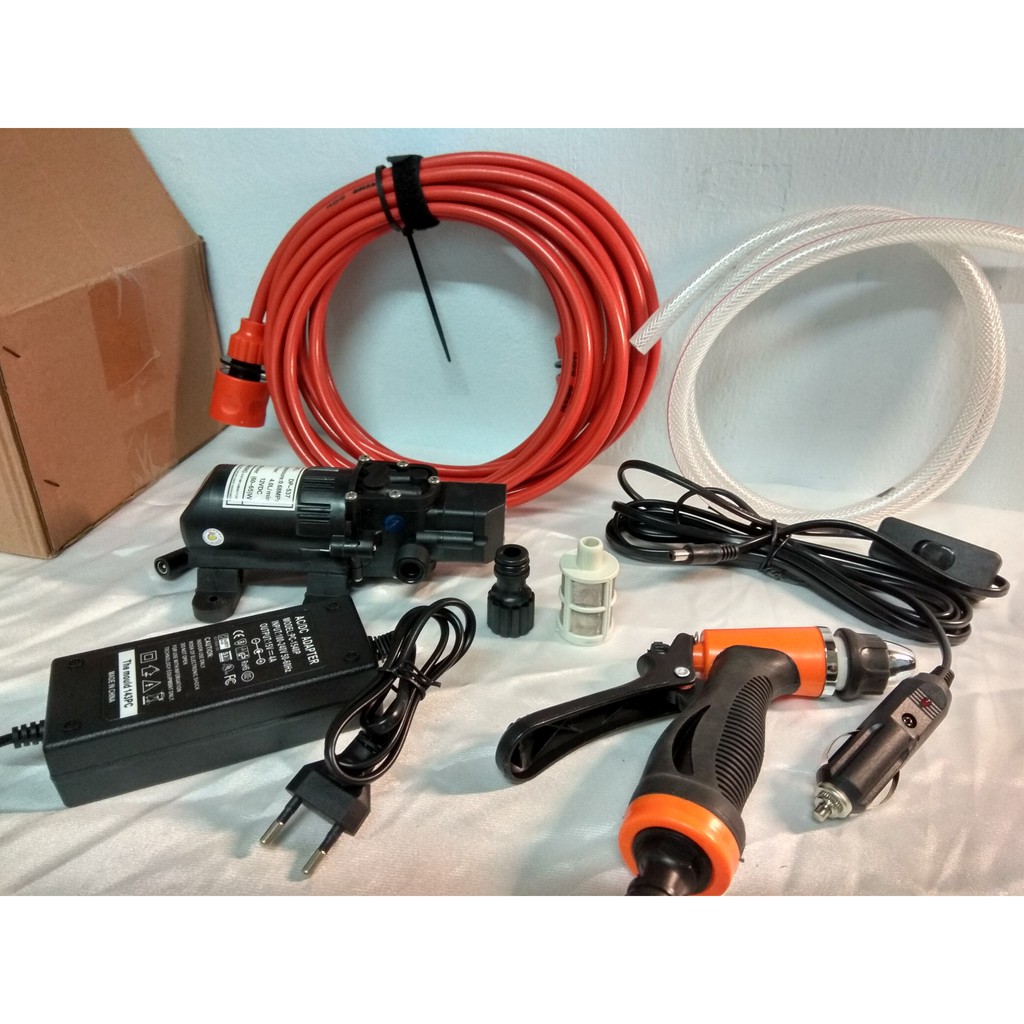 Bộ Máy Bơm Rửa Xe Tăng Áp Lực Nước Mini ,máy rửa xe mini,bộ máy bơm rửa xe tăng áp lực nước mini,máy rửa xe 12v,bộ máy rửa xe,máy rửa xe