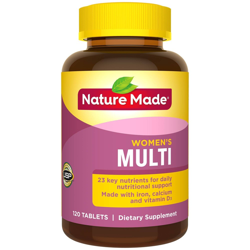 Vitamin Tổng hợp Cho Nữ Nature Made Multivitamin 120 viên