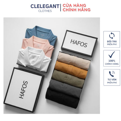   Hoàn Tiền 15%  Áo Polo Nam Cổ Bo Áo Thun Trơn Nam Hafos Vải Cotton Cao Cấp Với 4 Gam Màu - GRAMAN 