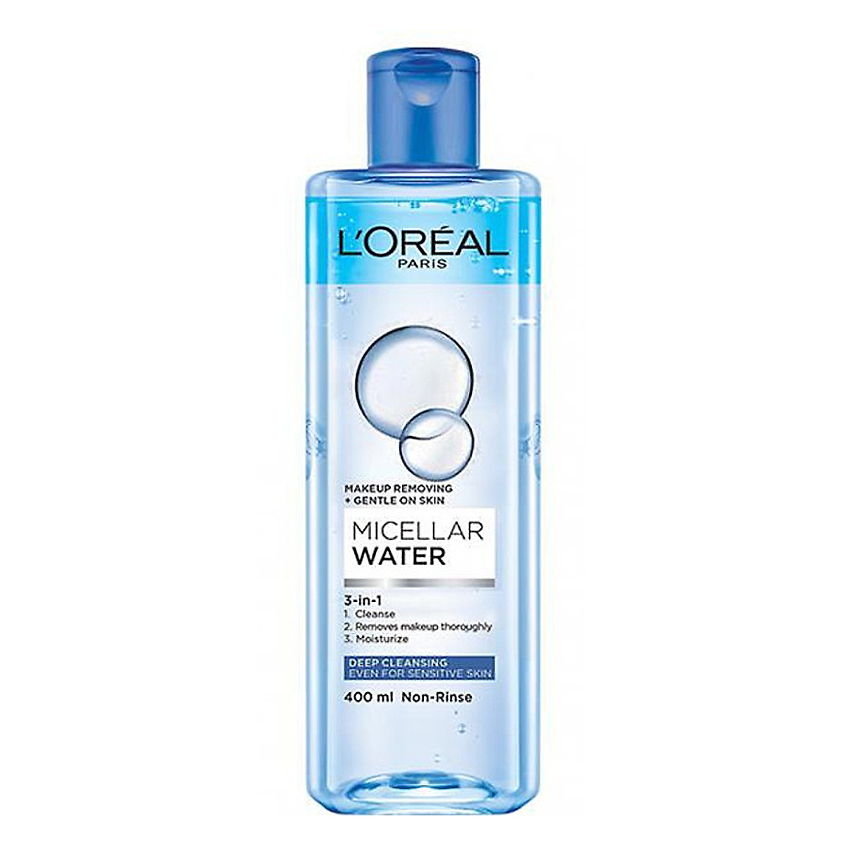 [HCM]Nước tẩy trang đa năng 3-in-1 LOreal Paris Micellar làm sạch sâu 95ml - 400ml (xanh dương đậm)