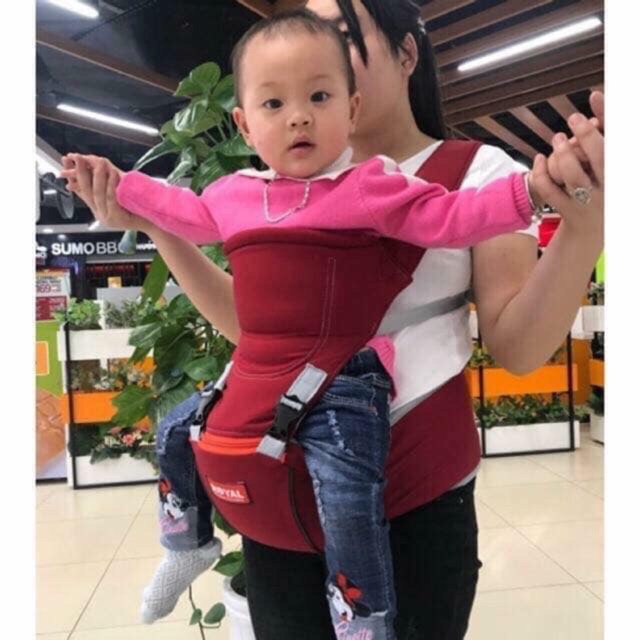 Địu ngồi đa năng royal 4 tư thế cho bé