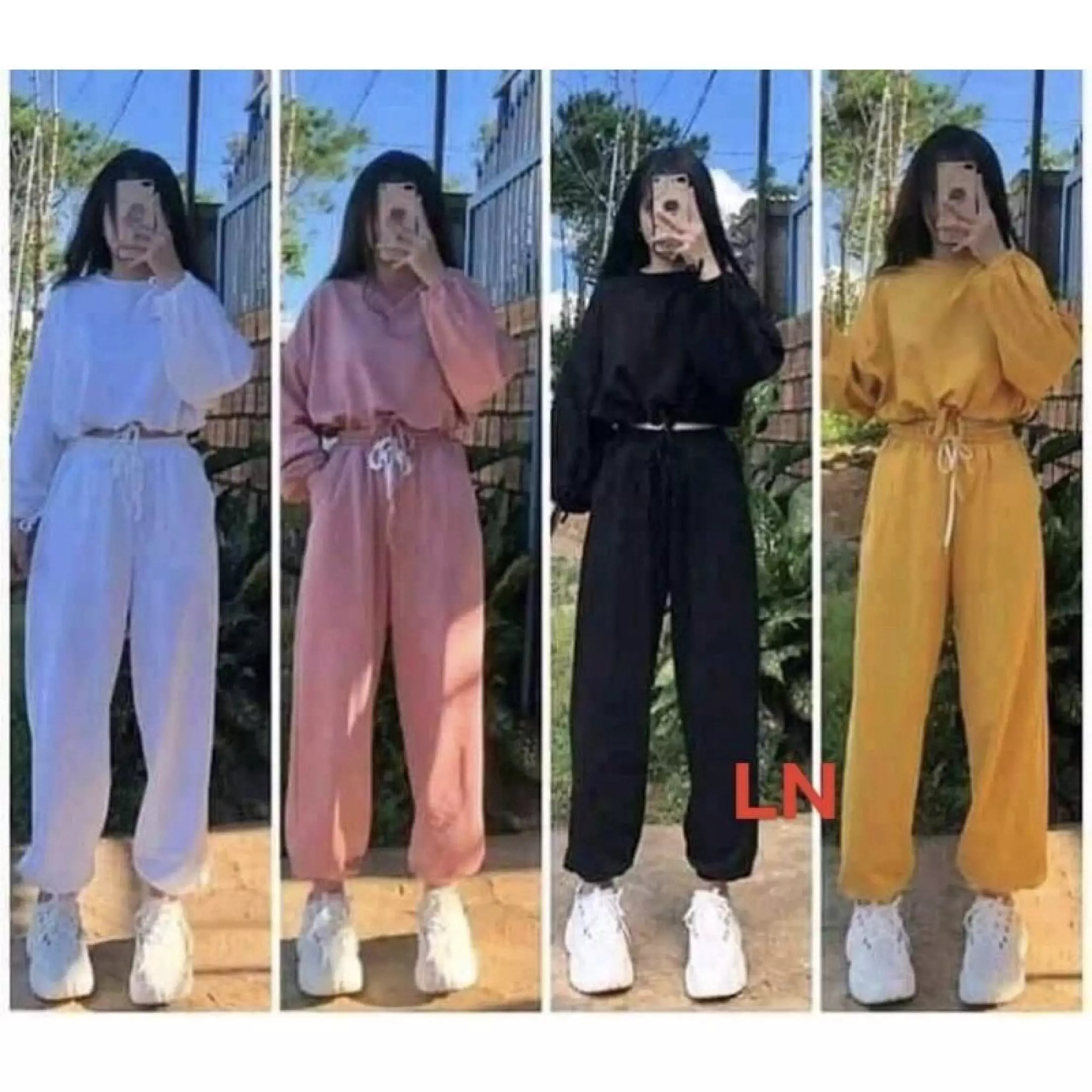 BỘ ĐỒ CROPTOP RÚT EO NHẸ NHÀNG CÁ TÍNH(kèm quà tặng nhỏ xinh)