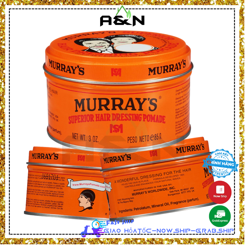 Wax sáp tạo kiểu tóc murray's superior pomade - 85gram