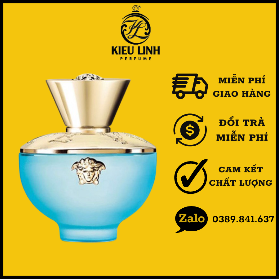 Nước Hoa Versace Dylan Turquoise EDT-Mùi Hương của đại dương dung tích 100ml