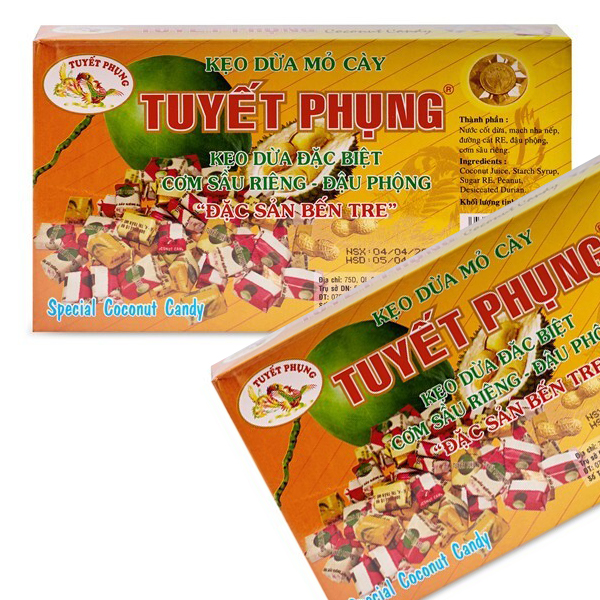KẸO DỪ.A  Bến Tre (SẦU RIÊNG ĐẬU PHỘNG )