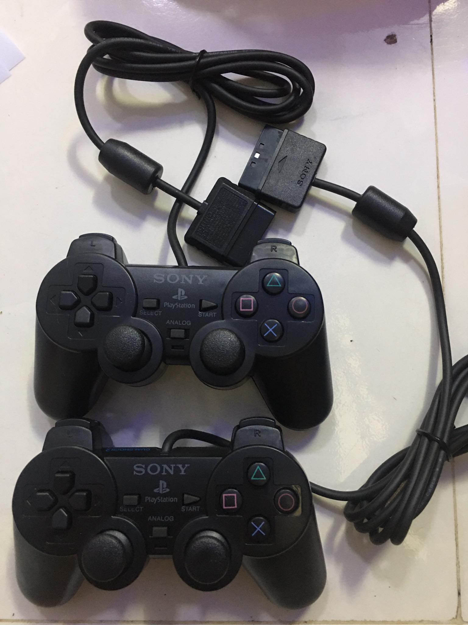 Bộ 2 tay cầm chơi game PlayStation 2 DualShock2