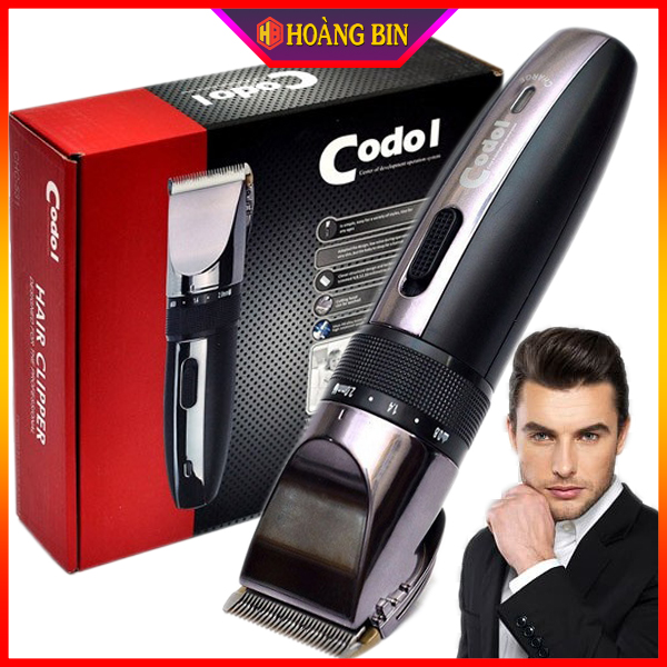 Tông đơ cắt tóc không dây Hàn Quốc Codol 531, tăng đơ cắt tóc cao cấp dùng cho gia đình, cắt tóc trẻ em