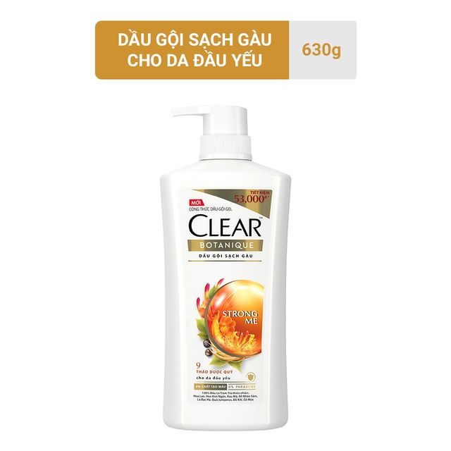 Dầu Gội CLEAR 630g-Thảo Dược Hnagf chính hãng Uniliver