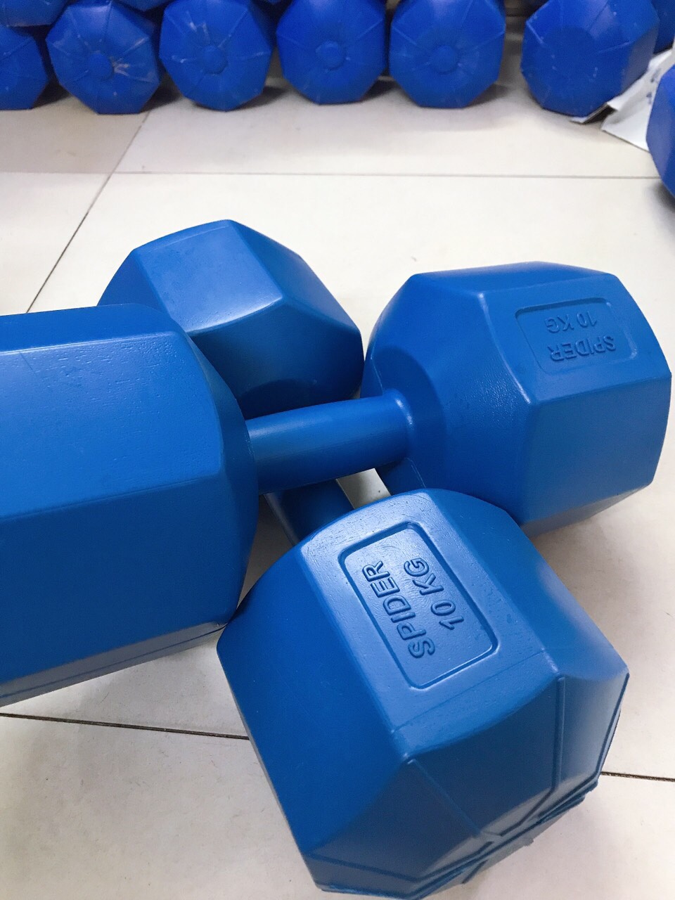 Bộ 2 Vỏ Tạ Tay Nhựa 10kg (chưa nhồi)