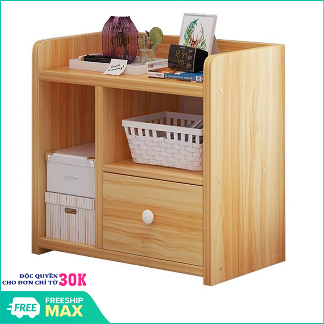 Tủ gỗ đầu giường 3 ngăn -kệ để đồ - tủ đầu giường - tủ gỗ để đồ - tủ gỗ đầu giường 3 ngăn - kệ đầu giường - kệ gỗ 3 ngăn cao cấp