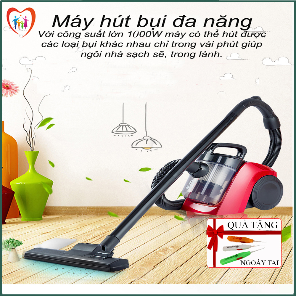 Máy Hút Bụi Khô Và Ướt 3in1 Vacuum Cleaner, Máy Hút Bụi Cầm Tay Lau Nhà Mini 400W DC 7.4V/DC 11.1V