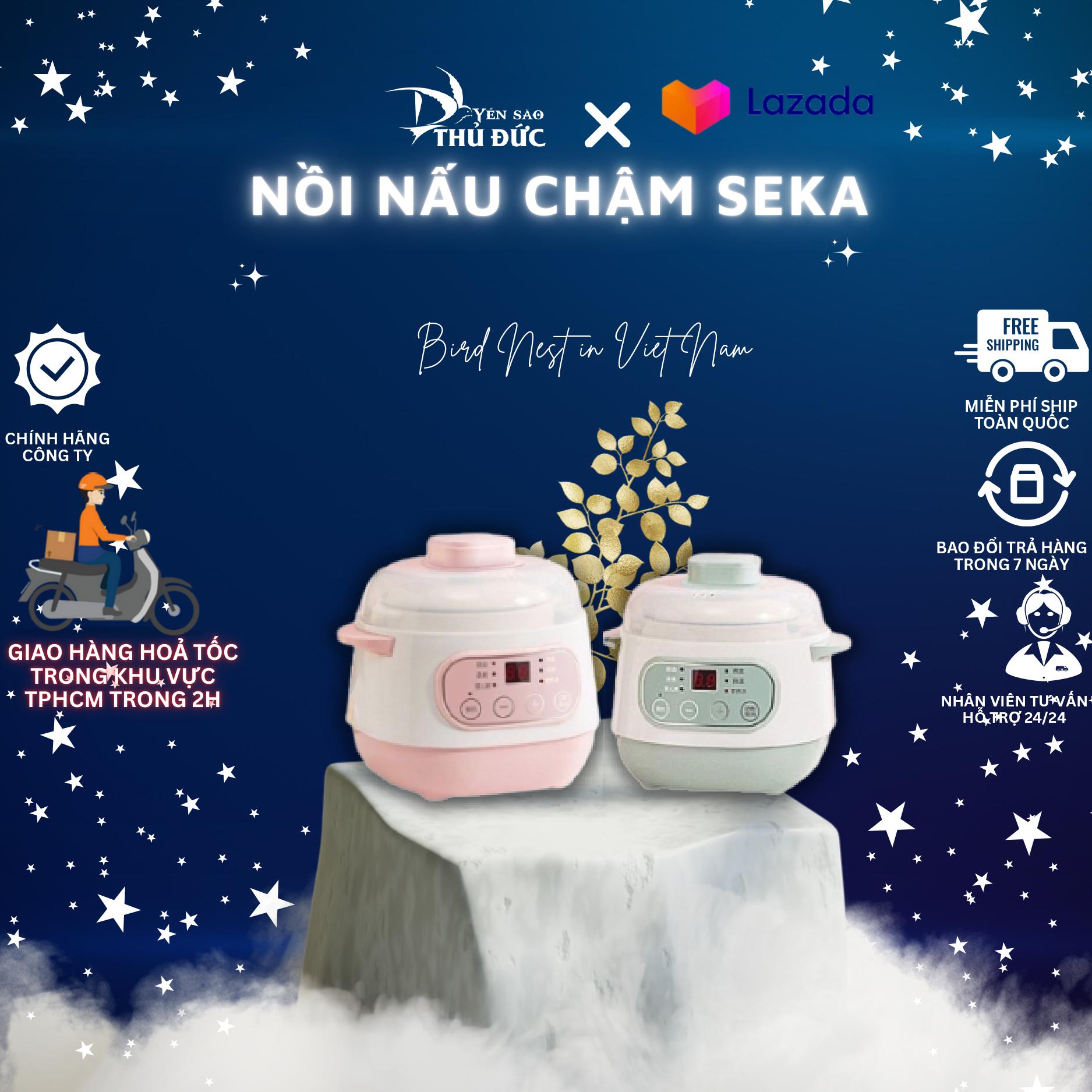 Nồi nấu chậm seka - thích hợp nấu chưng yến