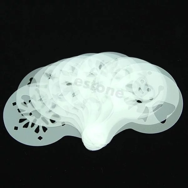 [HCM]Coffee stencils – Bộ khuôn vẽ cappuccino latte art stencil 16 cái KP-IM038