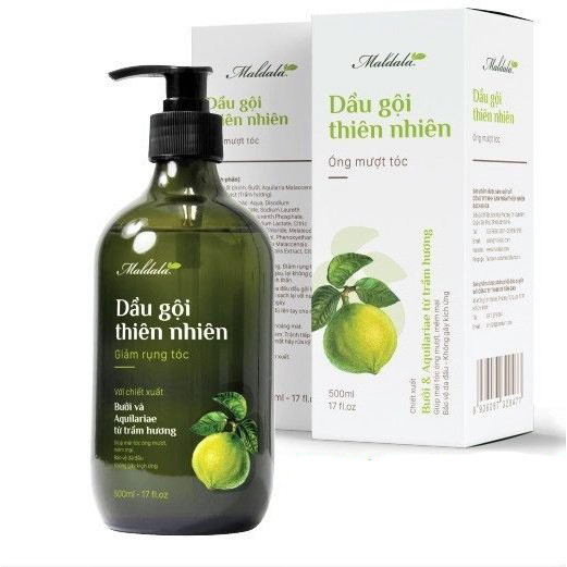 Maldala dầu gội thiên nhiên, kích thích mọc tóc, giảm rụng tóc – 500ml