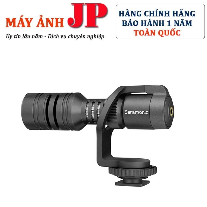 Micro video mini saramonic vmic mini cho máy ảnh dslr và điện thoại