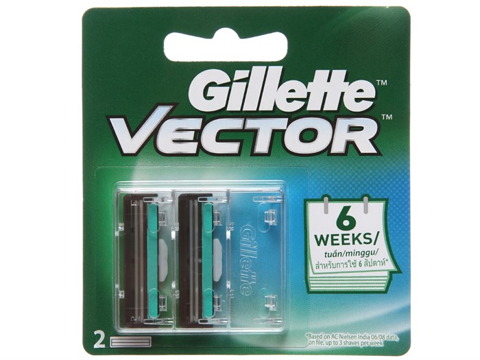 Bộ 2 lưỡi dao cạo gillet dao cạo gillet vector plus