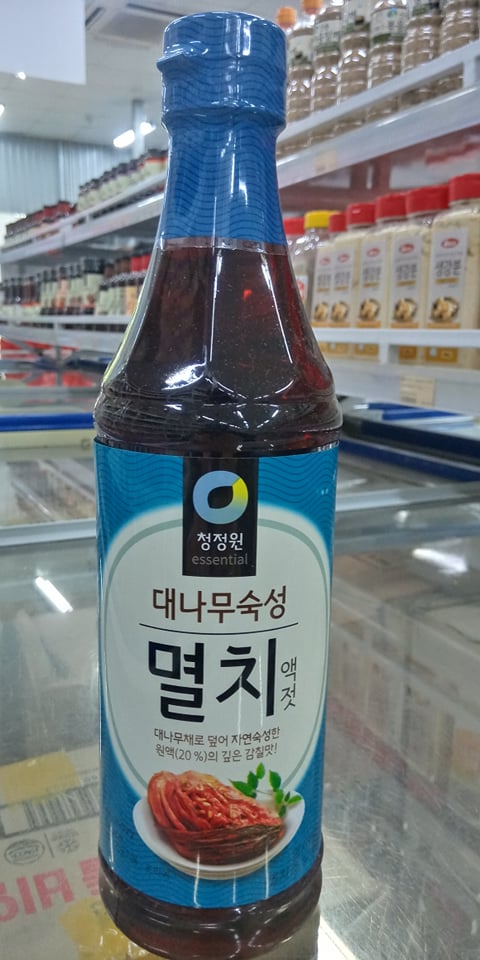 Nước mắm cá cơm hàn quốc 1kg - 멸치 액젓