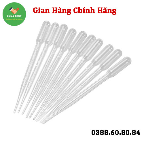 [HCM]Combo 10 ống pipet ống hút nhỏ giọt 3ml