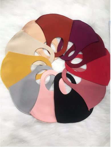 Combo 20 khẩu trang vải poly 3d cao cấp-khẩu trang vải poly 2 da co dãn tốt 4 chiều khẩu trang kháng bụi, kháng khuẩn-khẩu trang ngăn ngừa virus