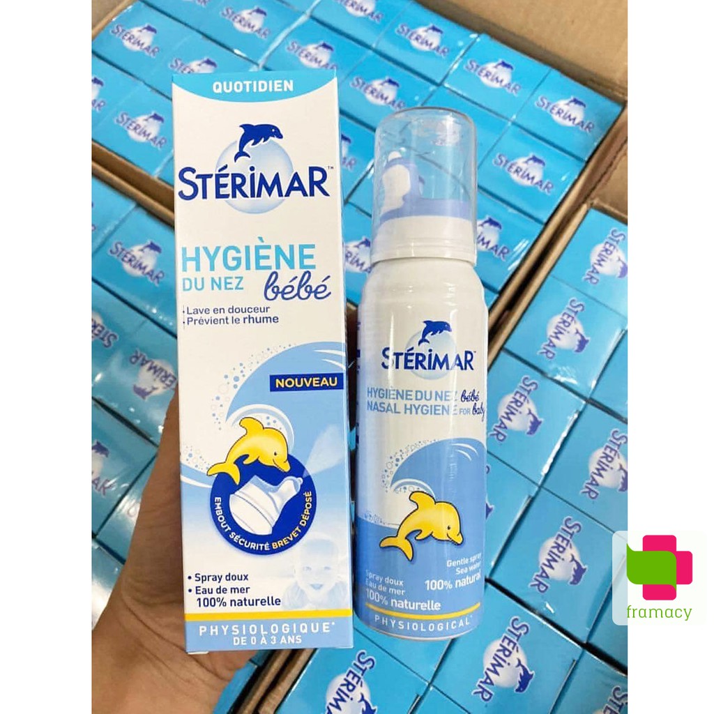 Xịt mũi cá heo Stérimar Pháp 50ml