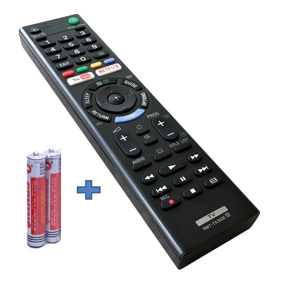 Điều khiển tivi SONY, remote tivi sony dùng cho tivi sony smart, tivi sony có kết nối mạng (Có tặng pin) 1370